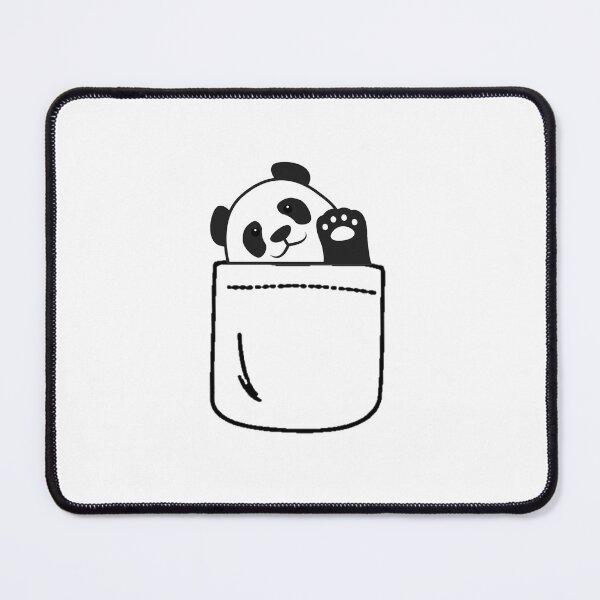 Item preview, CUTE PANDA BEAR IN POCKET designed and sold by SamiJanelle.
