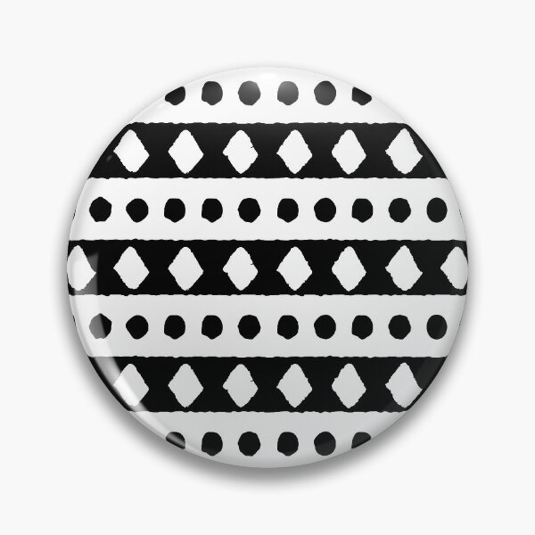 Item preview, Boho Chic Black & White Geometric Patten designed and sold by Athlara.