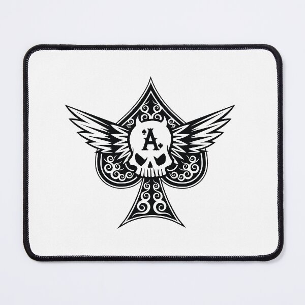 Item preview, Ace of Spades Flying Skull Motorcycle Icon designed and sold by CoreImaging.