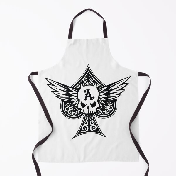 Item preview, Ace of Spades Flying Skull Motorcycle Icon designed and sold by CoreImaging.
