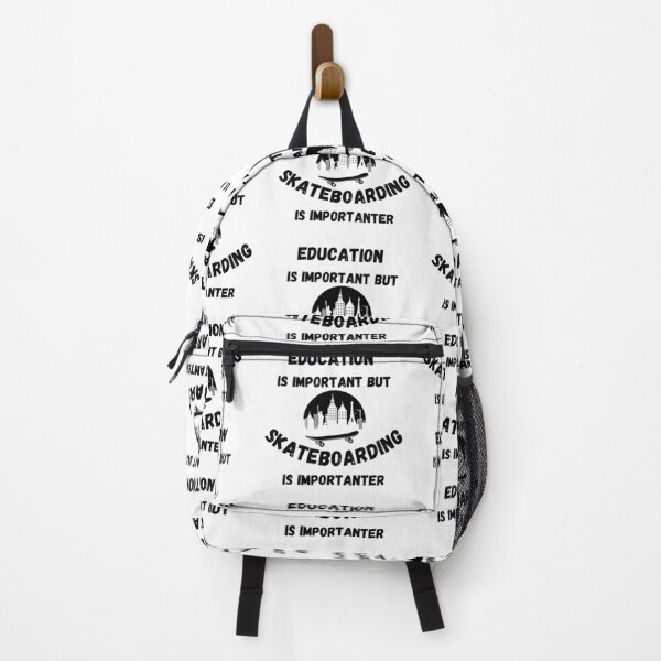 Item preview, Education Is Important But Skateboarding Is Importanter City View designed and sold by LuckyKermit.