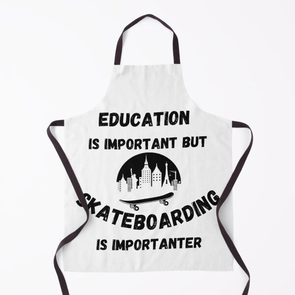 Item preview, Education Is Important But Skateboarding Is Importanter City View designed and sold by LuckyKermit.