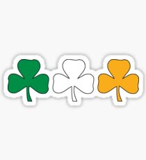 Ireland Shamrock Flag Sticker