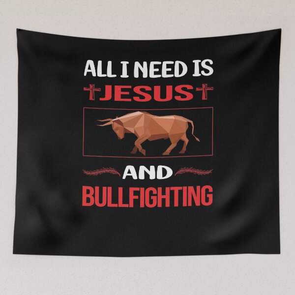Item preview, Funny Jesus Bullfighting Bullfight Bullfighter designed and sold by DougPoulos.