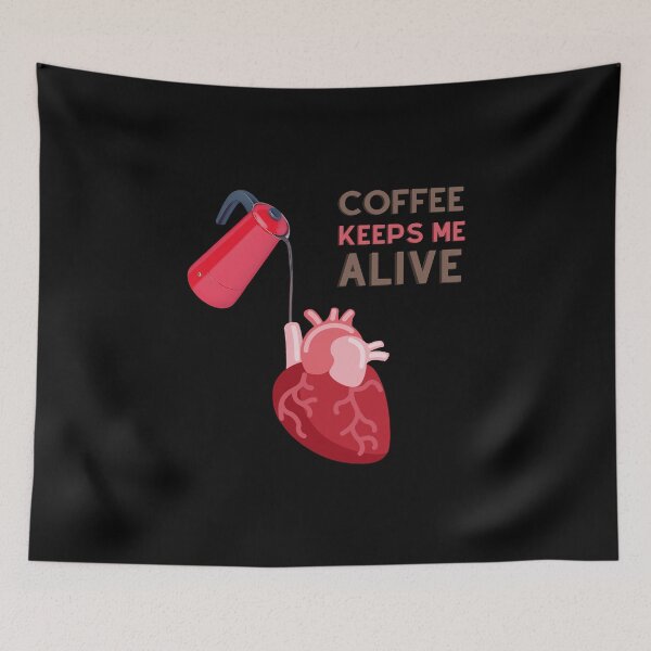 Item preview, Coffee keeps me alive designed and sold by Marharyta Ushakova.