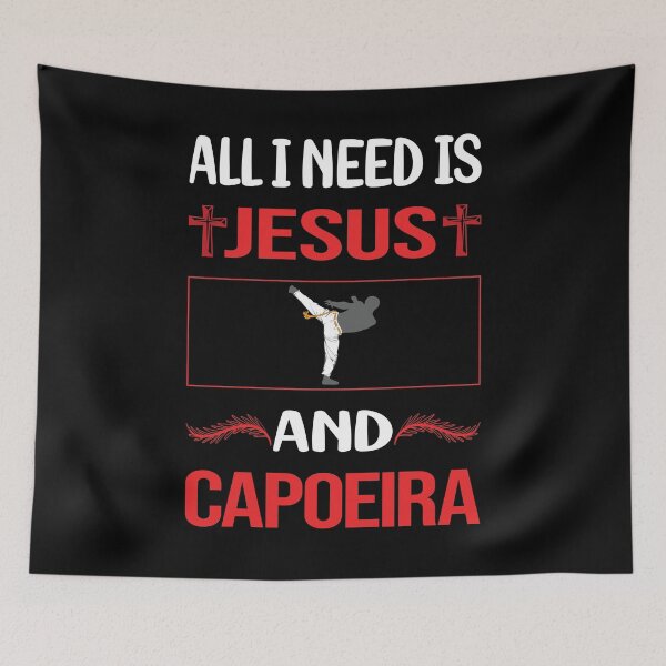 Item preview, Funny Jesus Capoeira designed and sold by DougPoulos.