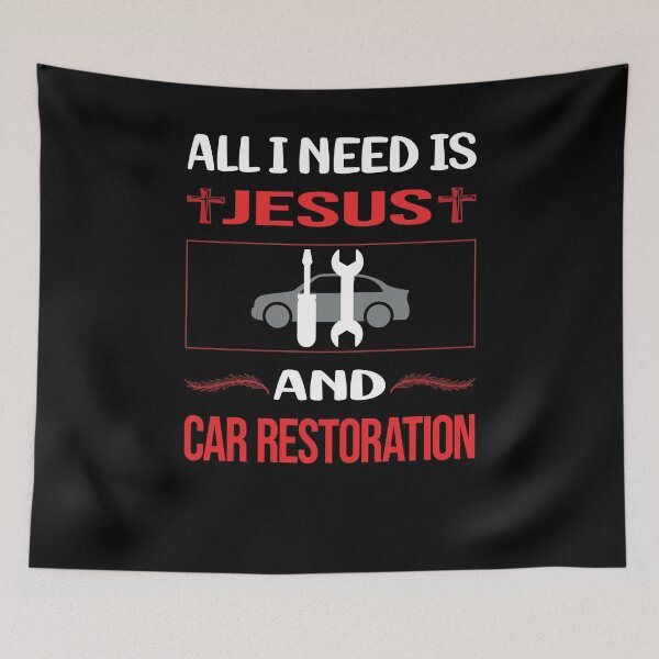 Item preview, Funny Jesus Car Restoration designed and sold by DougPoulos.