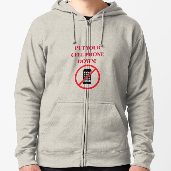 Hoodie with cell sale phone pocket