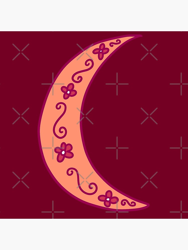 Cute Crescent Moon Sticker for Sale by SaradaBoru