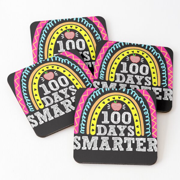 Item preview, 100 Days Smarter Happy 100th Day Of School Rainbow designed and sold by JaredWiseman.