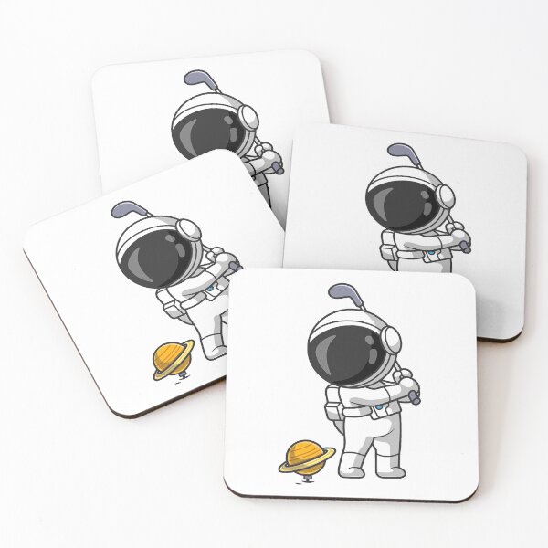 Item preview, Astronaut playing planetary golf designed and sold by kapiks.