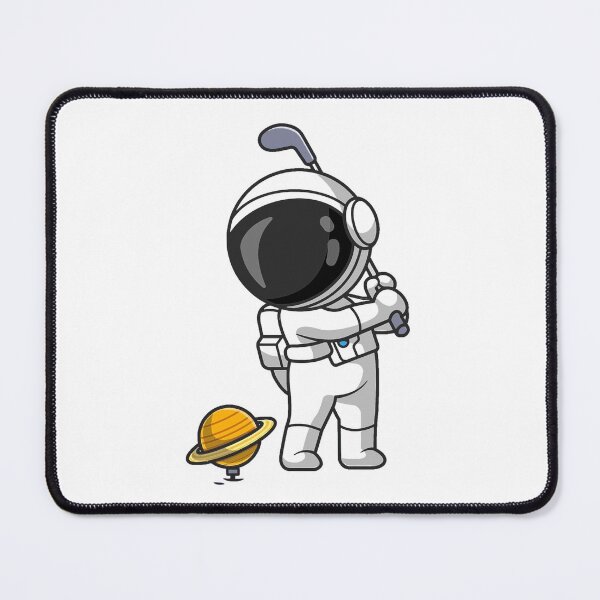 Item preview, Astronaut playing planetary golf designed and sold by kapiks.