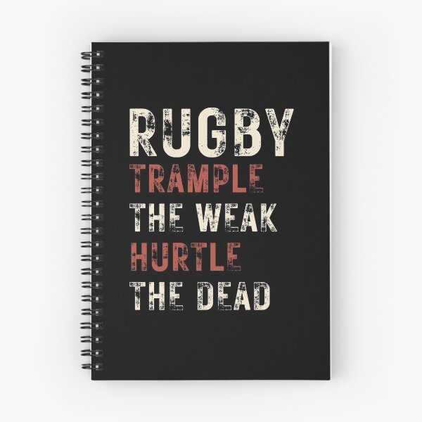Item preview, TRAMPLE THE WEAK HURTLE THE DEAD RUGBY FOOTBALL designed and sold by Mercurial Merkaba.