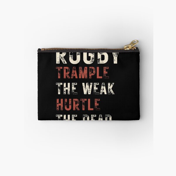 Item preview, TRAMPLE THE WEAK HURTLE THE DEAD RUGBY FOOTBALL designed and sold by Mercurial Merkaba.