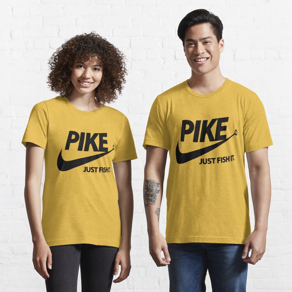 FIIISH T-SHIRT PIKE YELLOW XL - 2XL