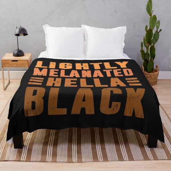 Item preview, Black History Month Gifts Lightly Melanated Hella Black   designed and sold by Hadley Murphy.