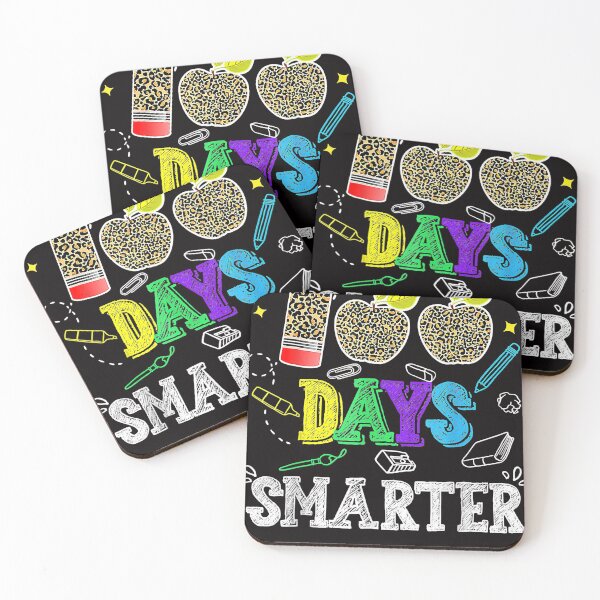 Item preview, 100 Days Smarter Teacher Student 100th Day of School designed and sold by CindyButler.