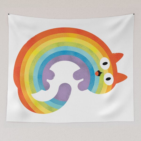 Item preview, Dry Brush Rainbow Kitty designed and sold by MisterPlop.