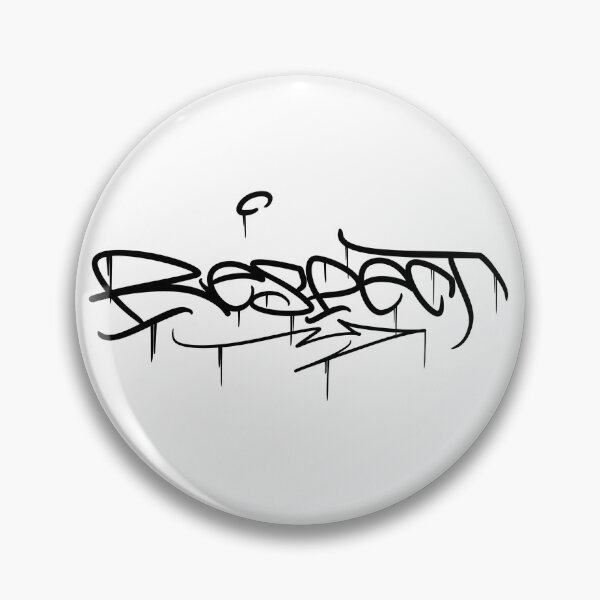 Item preview, Respect Series Black Graffiti Tag designed and sold by workbytristan.