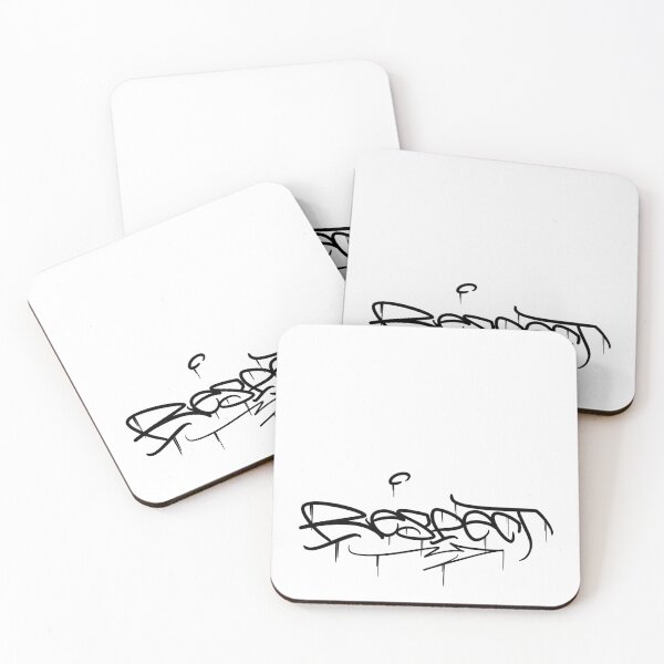 Item preview, Respect Series Black Graffiti Tag designed and sold by workbytristan.