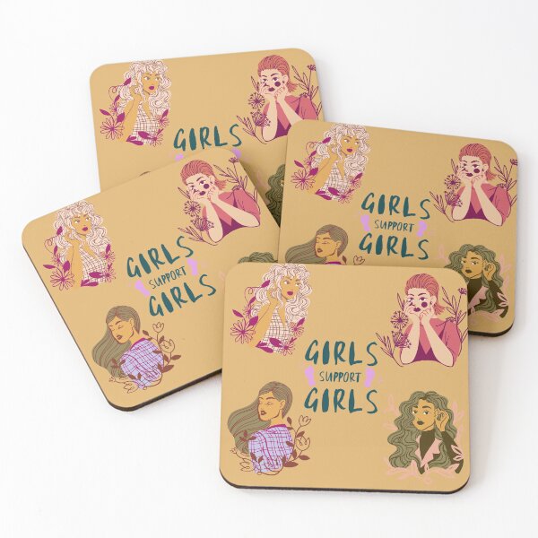 Item preview, Girls support Girls designed and sold by Tia-Ako.