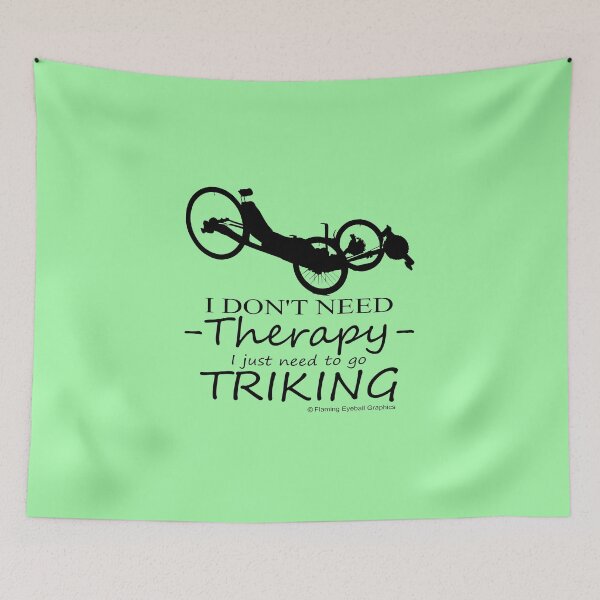 Item preview, Trike Therapy 2 (dark) designed and sold by Flaming-Eyeball.