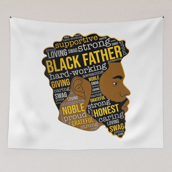 Item preview, Happy Father’s Day Black Father King Afro African Man   designed and sold by Hadley Murphy.