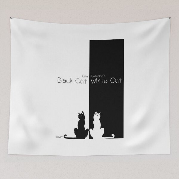Item preview, Black Cat White Cat by Emir Kusturica Movie Poster designed and sold by EinsamerBaum.