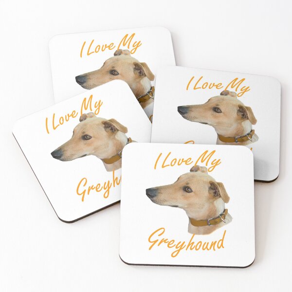 Item preview, Sadsac designs - I Love My Greyhound designed and sold by SadSacDesigns.