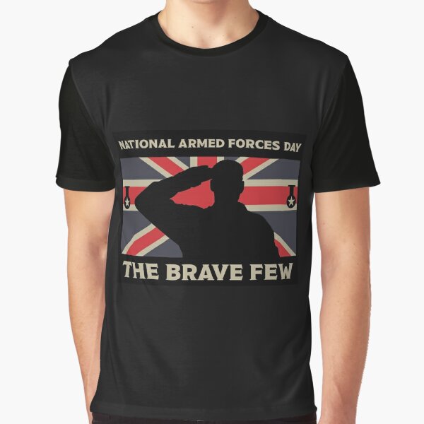 Fier d'appuyer des forces britanniques T Shirt Adulte Army Navy RAF Remembrance Sunday
