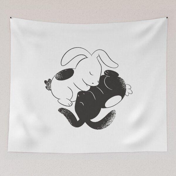 Item preview, Yin Yang rabbits designed and sold by DerSenat.