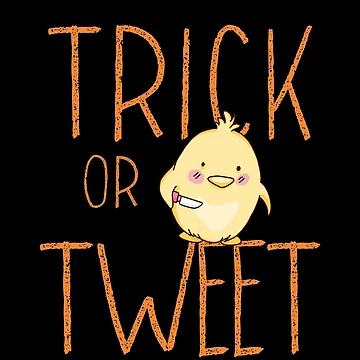 Vorschaubild zum Design Trick Or Tweet Funny Halloween Chicken Baby Chick Tweet Gear von DynamicDesign