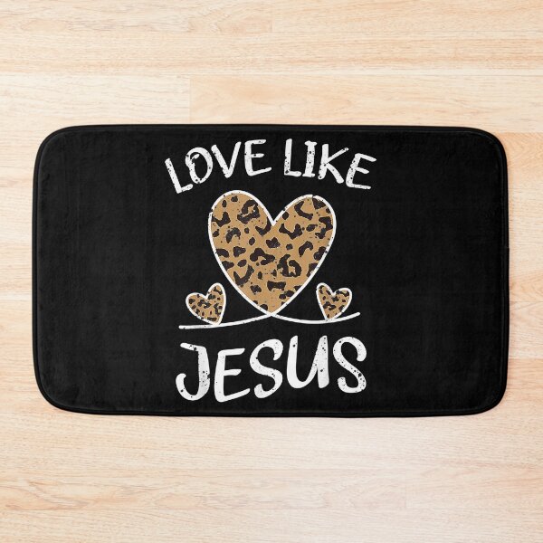 Item preview, Valentine Day Christian Gift Cheetah Leopard Love Like Jesus  designed and sold by TheOHC.