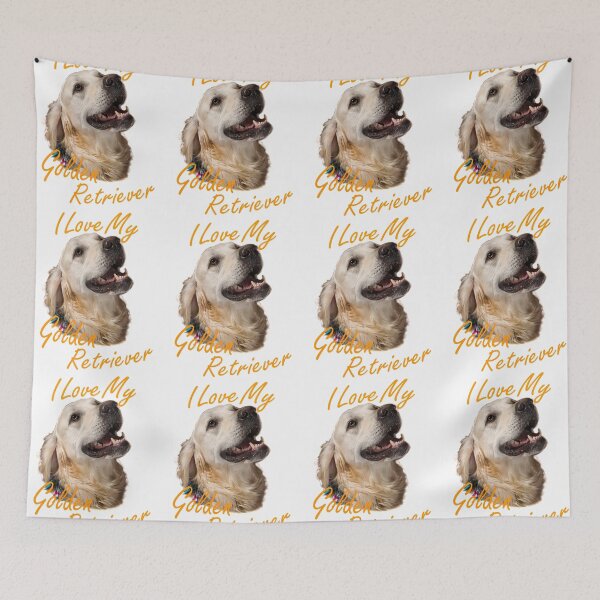 Item preview, Sadsac designs - I Love My Golden Retriever designed and sold by SadSacDesigns.