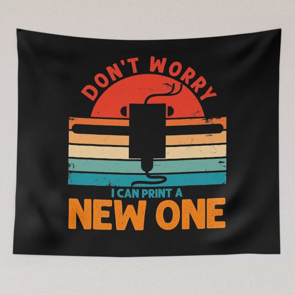 Item preview, Vintage 3D Printer Don't Worry I Can Print A New One Funny designed and sold by TheOHC.