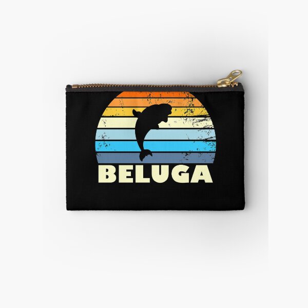 Item preview, Beluga Whale Retro Sunset Save The Whales Beluga Gear designed and sold by DynamicDesign.