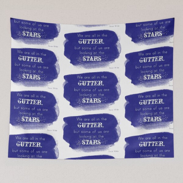 Item preview, Oscar Wilde Quote - We are all in the gutter, but some of us are looking at the stars designed and sold by LittleVixen.