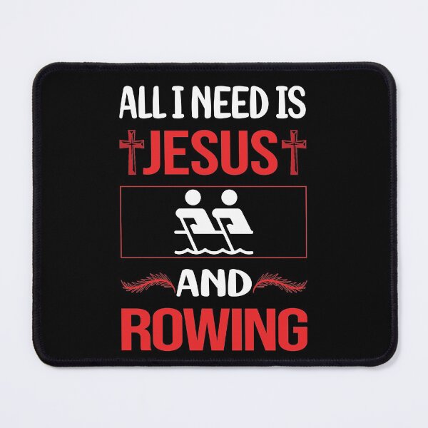 Item preview, Funny Jesus Rowing Row Rower designed and sold by FifineCroteau.