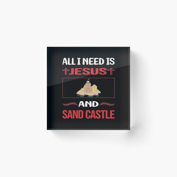 Item preview, Funny Jesus Sand Castle designed and sold by FifineCroteau.