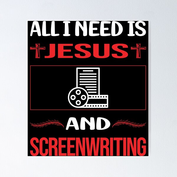 Item preview, Funny Jesus Screenwriting Screenwriter designed and sold by FifineCroteau.