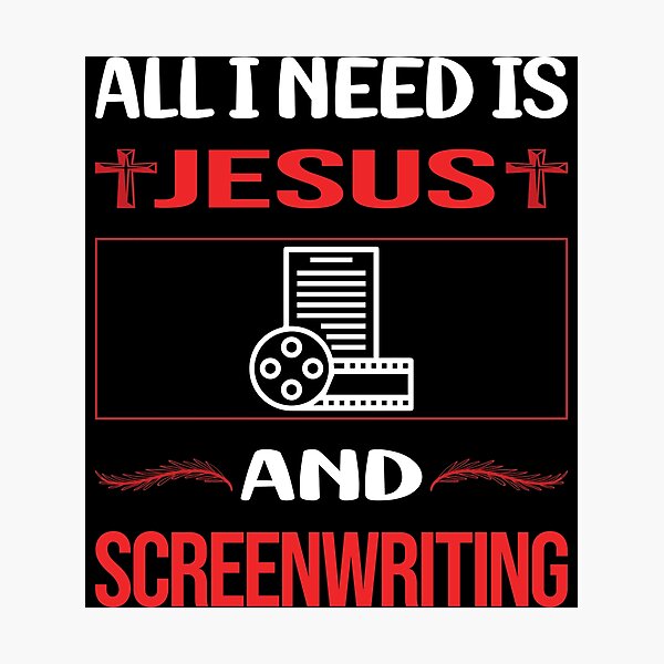 Item preview, Funny Jesus Screenwriting Screenwriter designed and sold by FifineCroteau.