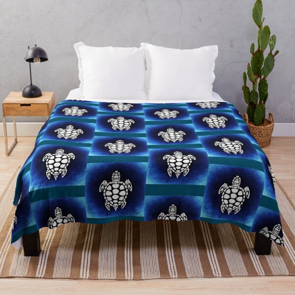 Item preview, Sea Blue Turtle Abstract Long  designed and sold by VTV2.
