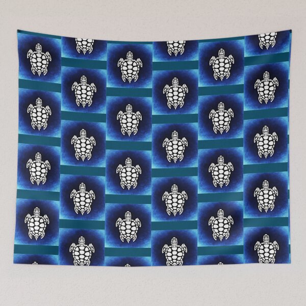 Item preview, Sea Blue Turtle Abstract Long  designed and sold by VTV2.