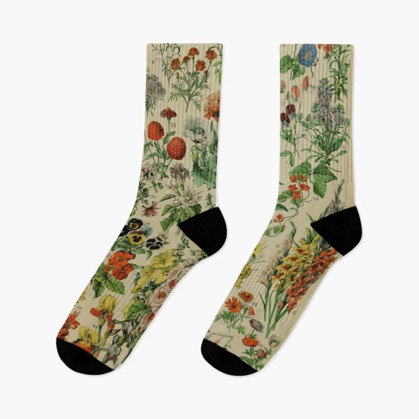 Item preview, Flower Illustration (Fleurs) by Adolphe Millot designed and sold by ReimagineStore.