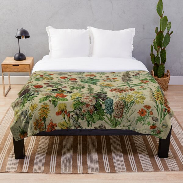 Item preview, Flower Illustration (Fleurs) by Adolphe Millot designed and sold by ReimagineStore.