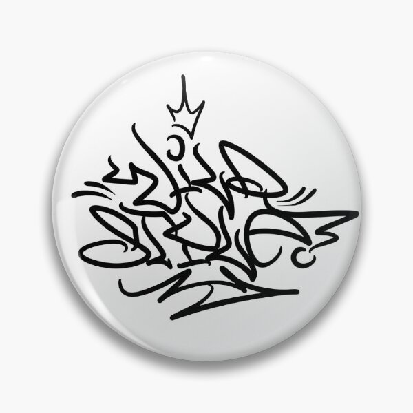 Item preview, Wildstyle Series 3 Black Graffiti Tag designed and sold by workbytristan.