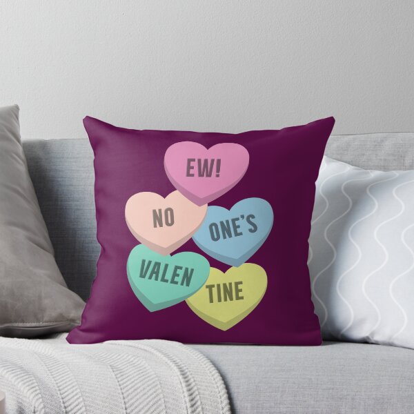 Item preview, "Ew! No One's Valentine" Candy Hearts designed and sold by Happy Puppy Print On Demand.