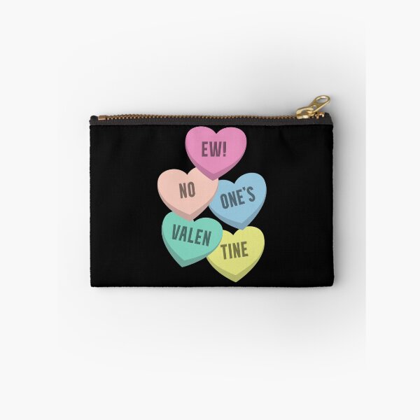 Item preview, "Ew! No One's Valentine" Candy Hearts designed and sold by Happy Puppy Print On Demand.