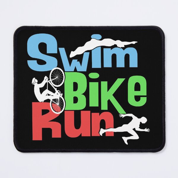Artikelvorschau, Triathlon - Schwimmen, Fahrrad fahren, Triathlet laufen entworfen und verkauft von SmartStyle.