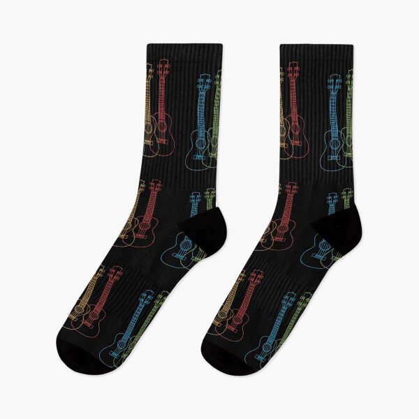 Item preview, Four Ukulele Outlines Multi Color designed and sold by nightsworthy.